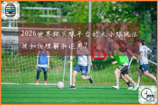 2026世界杯买球平台的大小球玩法该如何理解和运用？