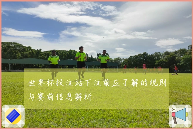 世界杯投注站下注前应了解的规则与赛前信息解析